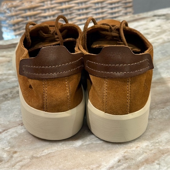 Men’s FRYE Beacon brown suede leather lace up sneakers- Size 9.5 - Picture 7 of 9